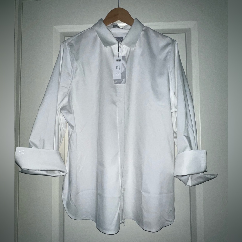 Chico’s no iron white shirt